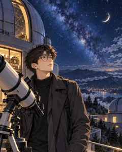 星夜天文台原创漫画插画